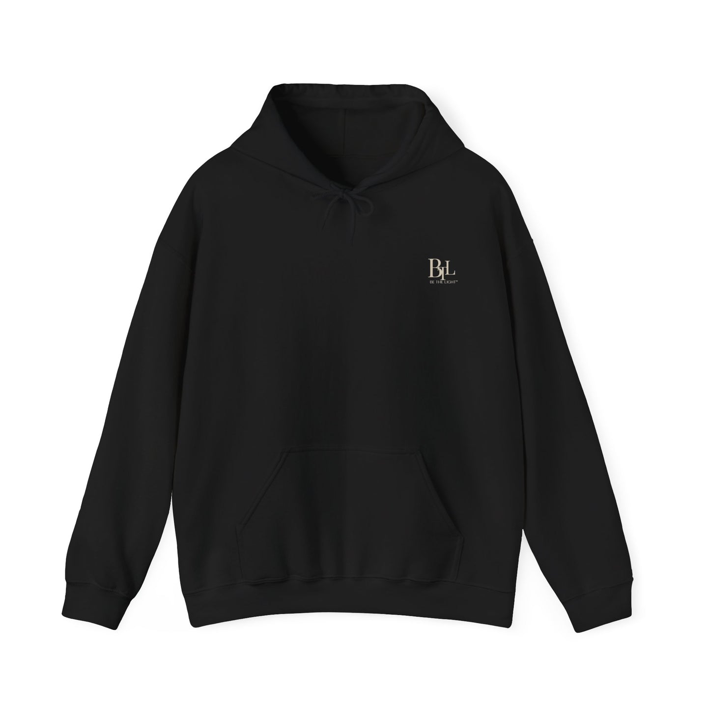 Faith over Fear hoodie Black/Beige
