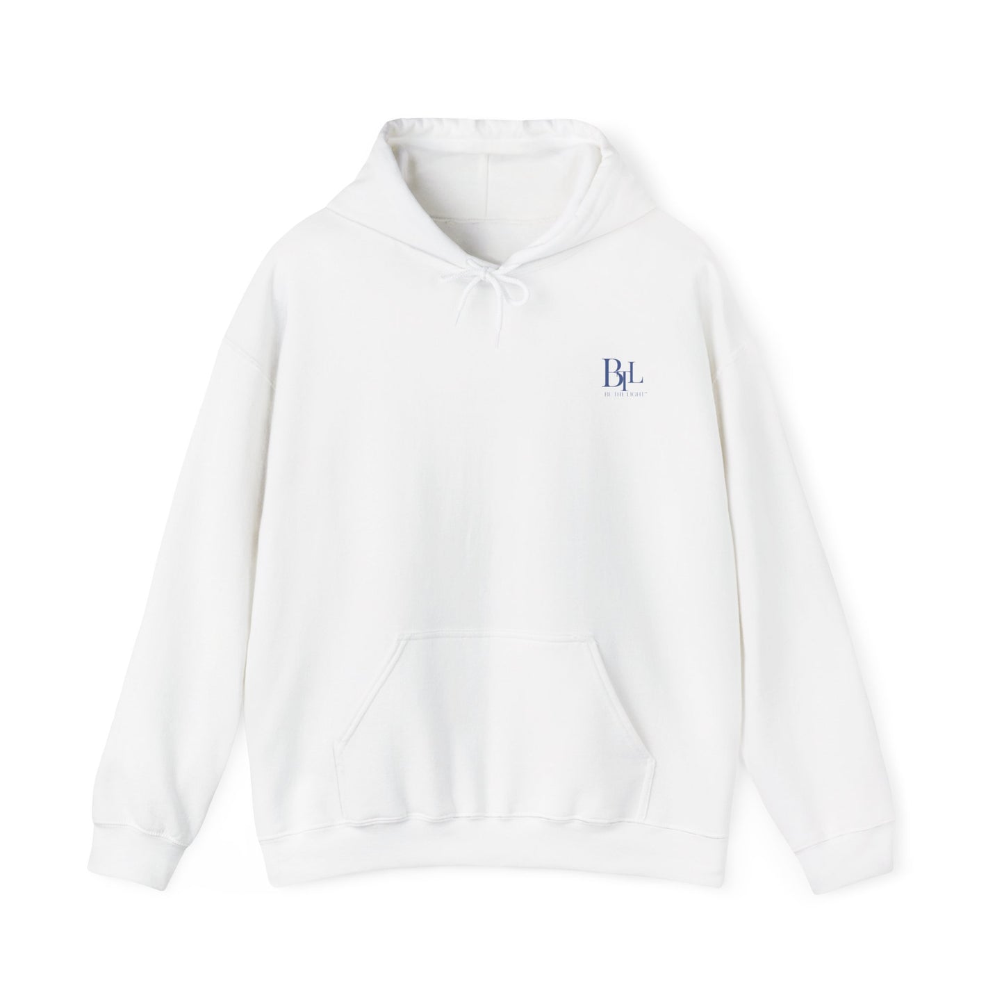 Faith over Fear Hoodie White/Blue
