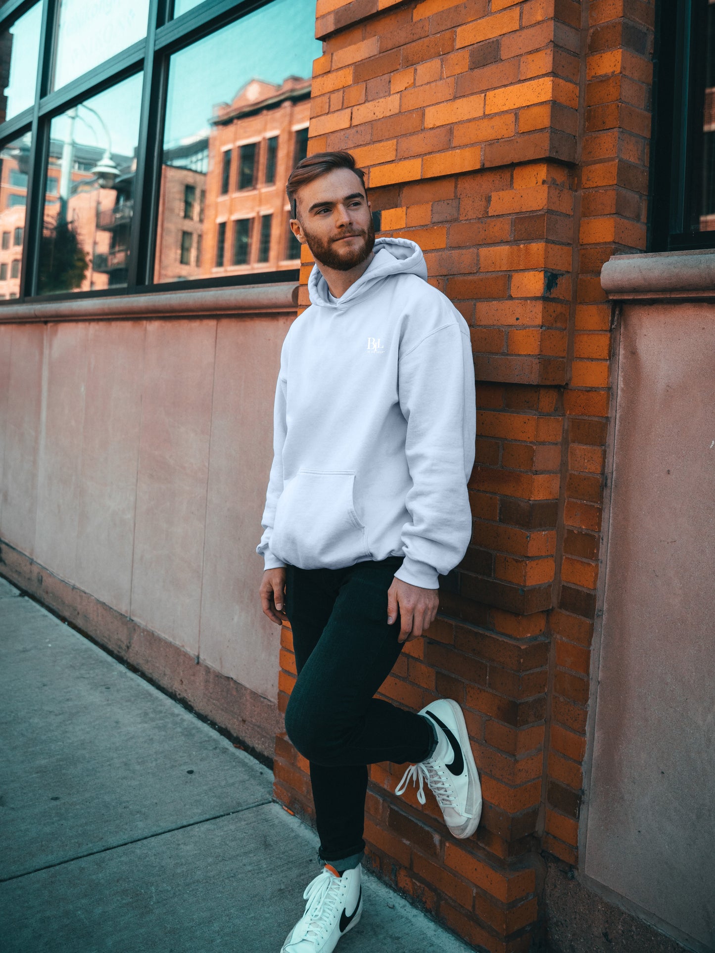Be The Light Hoodie Blue