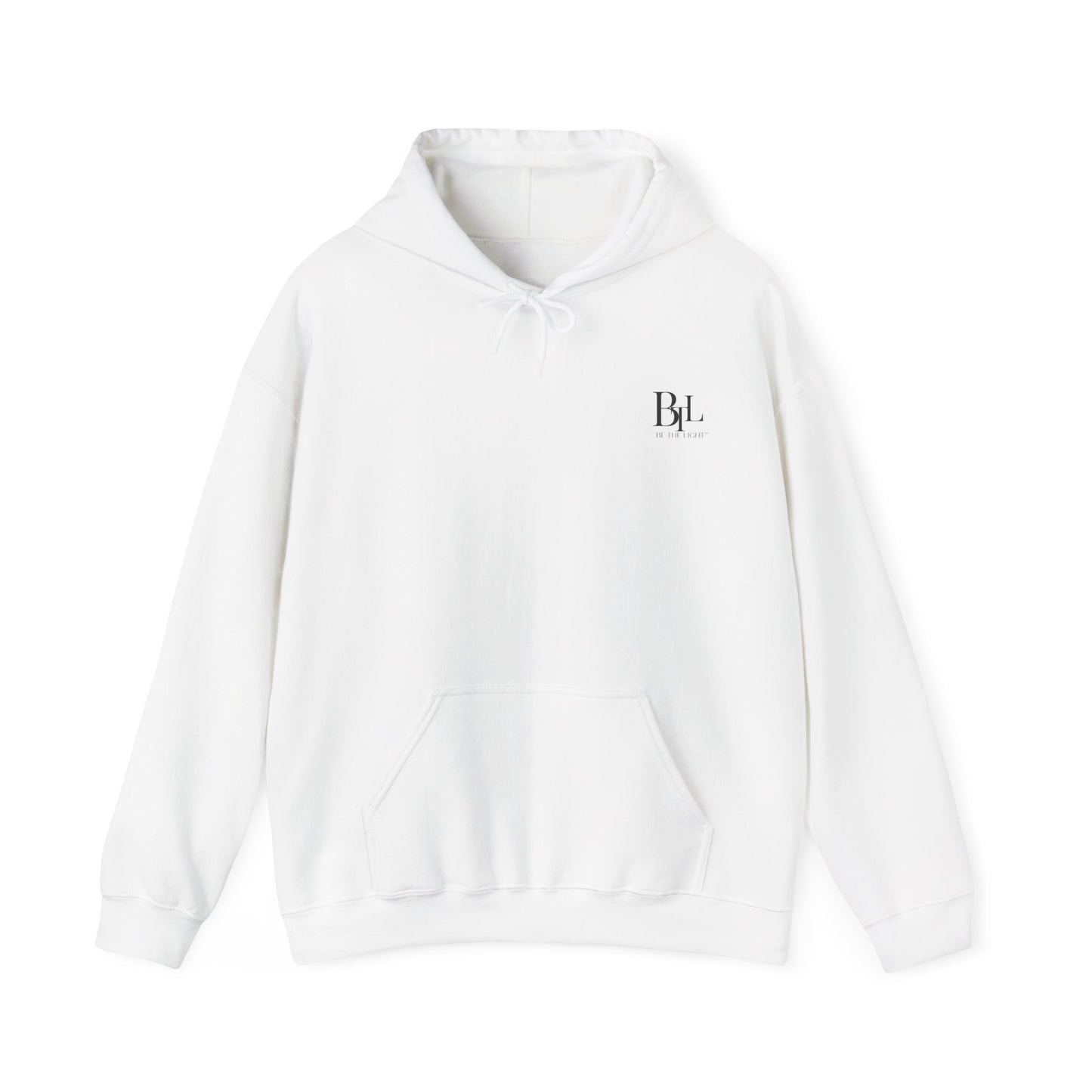 Be the light Cross Hoodie – White